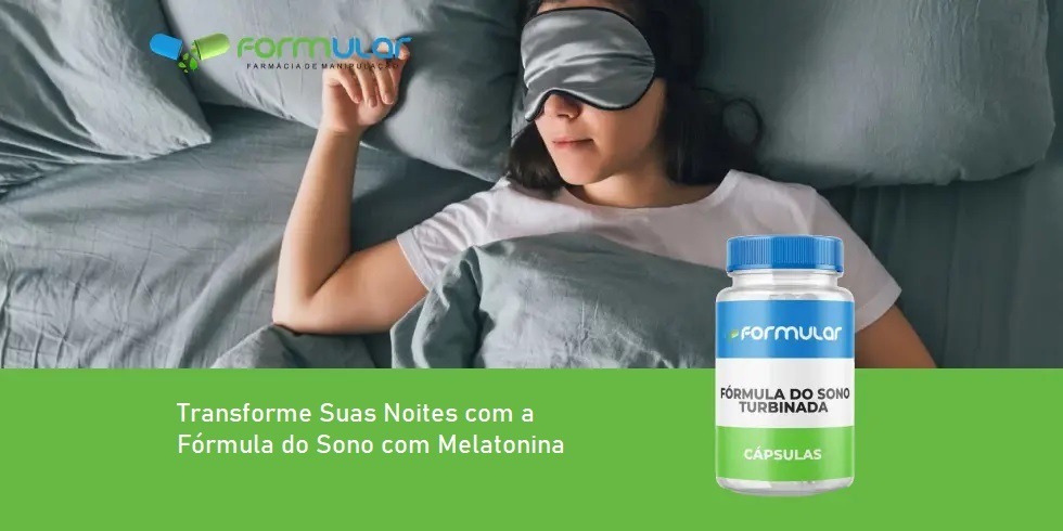 Transforme Suas Noites com a Fórmula do Sono com Melatonina